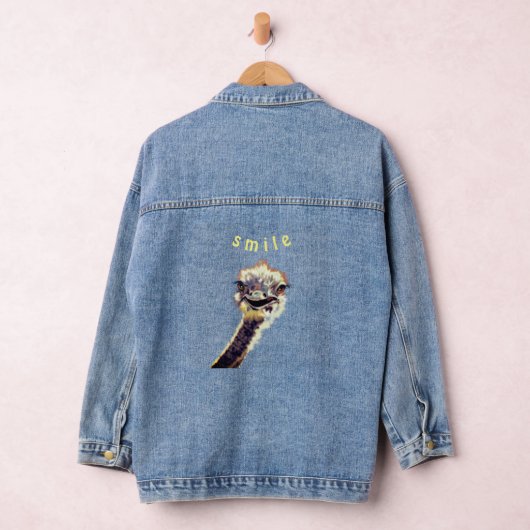 Funny Ostrich Denim Jacket Jeansjacke (Hangar)