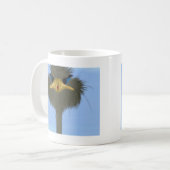 Funny Ostrich George und die Niedliche Ladybug Kaffeetasse (Vorderseite Links)