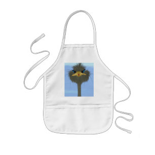 Funny Ostrich George und die Niedliche Ladybug Kinderschürze