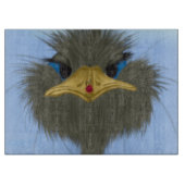 Funny Ostrich George und die Niedliche Ladybug Schneidebrett (Vorderseite)