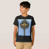 Funny Ostrich George und die Niedliche Ladybug T-Shirt (Vorne ganz)