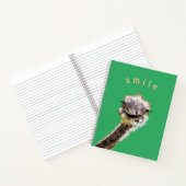 Funny Ostrich Notebook Notizblock (Innenseite)