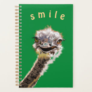 Funny Ostrich Planner Planer