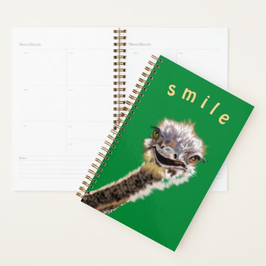 Funny Ostrich Planner Planer (Anzeige)