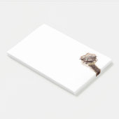 Funny Ostrich Post-it® Notes Post-it Klebezettel (angewinkelt)