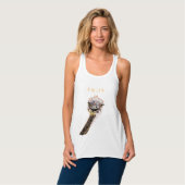 Funny Ostrich Tank Top - Lächeln (Vorderseite Vollansicht)