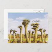 Funny Ostridge Postkarte (Vorne/Hinten)