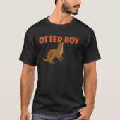 Funny Otter Boy T-Shirt (Vorderseite)