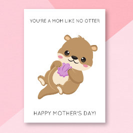 Funny Otter Day Card Karte