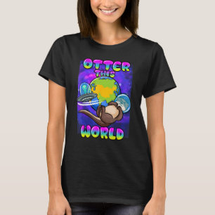 Funny Otter Lover, Funny UFO, Funny Alien, Niedlic T-Shirt