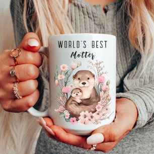 Funny Otter Muttertagsgeschenk für Tierfreunde Kaffeetasse
