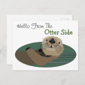 Funny Otter Postcard Postkarte (Vorne/Hinten)