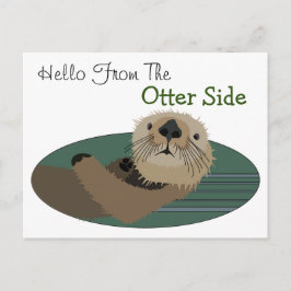 Funny Otter Postcard Postkarte