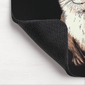 Funny Otter Santa Hat Xmas Otter Lovers Christmas Mousepad (Ecke)