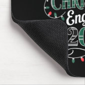 Funny Our First Christmas Engaged 2025 Couples Paj Mousepad (Ecke)