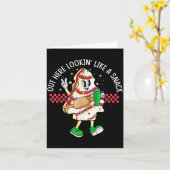 Funny Out Here Looking Like A Snack Christmas Tree Karte (Gelbe Blume)