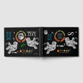 Funny Outer Space Math Science Geek Astronauten Gästebuch (Voll)