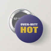 Funny Oven-Mitt-Taste Button (Vorne & Hinten)