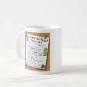Funny Over Hill Birtday Gift - Grumpy Alte Furz Kaffeetasse (Vorderseite Links)