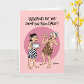 Funny "Over Hill" Geburtstag Karte (Gelbe Blume)