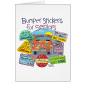 Funny "Over Hill" Geburtstagskarte (Vorne)