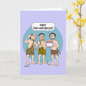 Funny "Over Hill" Geburtstagskarte Karte (Gelbe Blume)