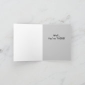 Funny Over Hill Geburtstagskarte Karte (Innenseite)