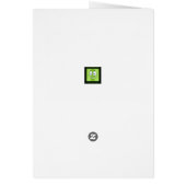 Funny "Over Hill" Karte für Senioren (Hinten)