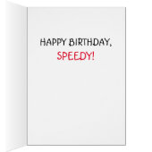 Funny "Over Hill" Karte für Senioren (Innen (Rechts))