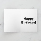 Funny Over Hill Spaß Birthday Card Karte (Innenseite)