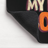 Funny Over My Dead Body Speech Emblem Mousepad (Ecke)