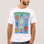 FUNNY Over the Hill - Alte MAN Paper Doll. T-Shirt (Vorderseite)