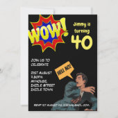 FUNNY Over the Hill Birthday Invites - JEDER ALTER Einladung (Vorderseite)