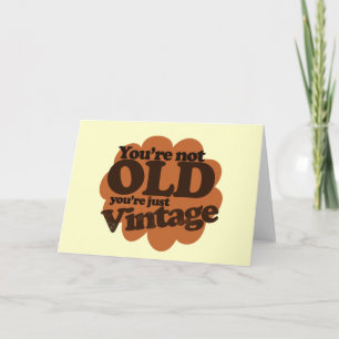 Funny over the hill Geburtstag Karte