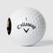 Funny Over the Hill Golf Balls 70. Geburtstag Golfball (Logo)