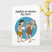 Funny "Over the Hill" Karte (Gelbe Blume)