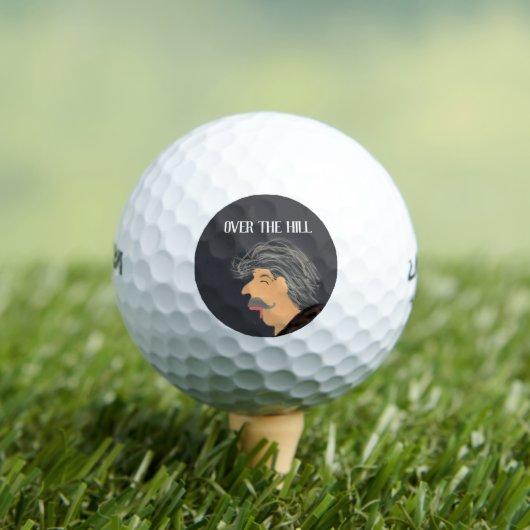 Funny Over The Hill Old Man Golf Balls Golfball (Insitu T-Shirt)