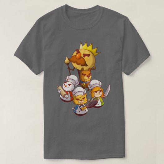 Funny Overcooked Gift Boy Girl T-Shirt (Design vorne)