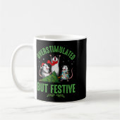 Funny Overstimulated But Festive Christmas Ssum Ho Kaffeetasse (Links)
