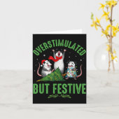 Funny Overstimulated But Festive Christmas Ssum Ho Karte (Gelbe Blume)