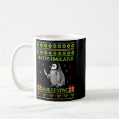 Funny Overstimulated But Festive Christmas Ugly Pe Kaffeetasse (Links)