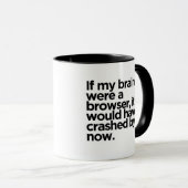 Funny Overthinking Tasse (VorderseiteRechts)