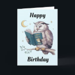 Funny Owl Birthday Karte<br><div class="desc">Feiern Sie Geburtstage mit einer weise Drehung des Spaßes. Diese spielerische Geburtstagskarte hat eine charmante Eule,  die offensichtlich keinen Hauch von Älterwerden gibt. Diese Karte ist perfekt für Freunde,  Familien oder alle,  die sich das Altern mit Lachen vorstellen,  und sie verleiht ihrem besonderen Tag eine Touch von Witz.</div>