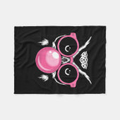 Funny Owl Design For Men Women Boys Girls Toddlers Fleecedecke (Vorderseite (Horizontal))