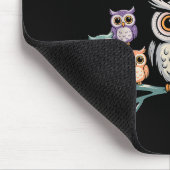 Funny Owl Design For Men Women Boys Girls Toddlers Mousepad (Ecke)