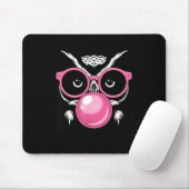 Funny Owl Design For Men Women Boys Girls Toddlers Mousepad (Mit Mouse)