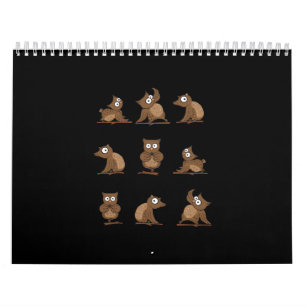 Funny Owl Emotion Muster Kalender