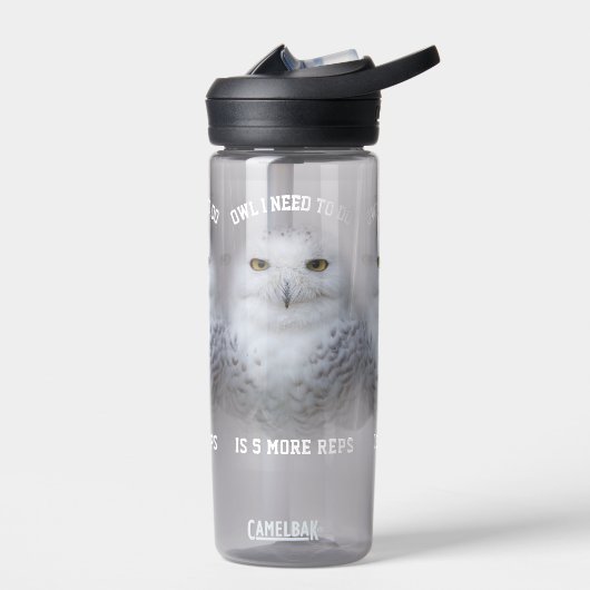 Funny Owl I Need to Do ... Snowy Owls Trinkflasche (Links)