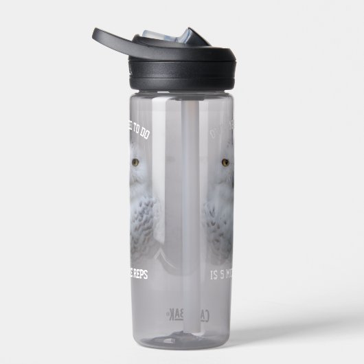 Funny Owl I Need to Do ... Snowy Owls Trinkflasche (Rechts)