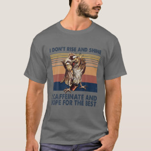 Funny Owl Kaffee Kaffee Lover Sprichwort für ihre T-Shirt